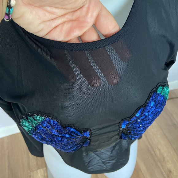 Long sleeve black mesh sweater 🧜🏼‍♀️ - Picture 5 of 5